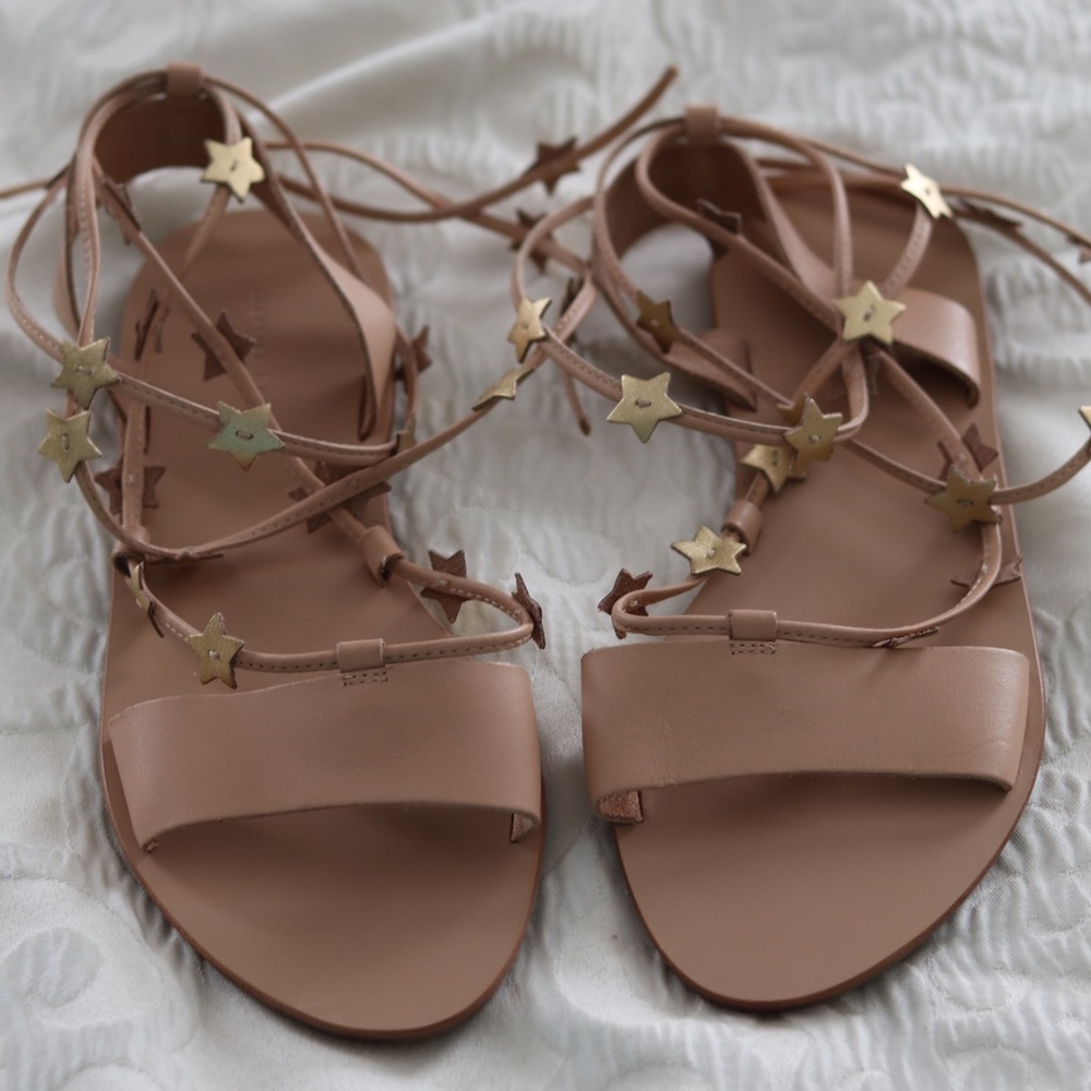 Loeffler Randall Star Wrap Sandals